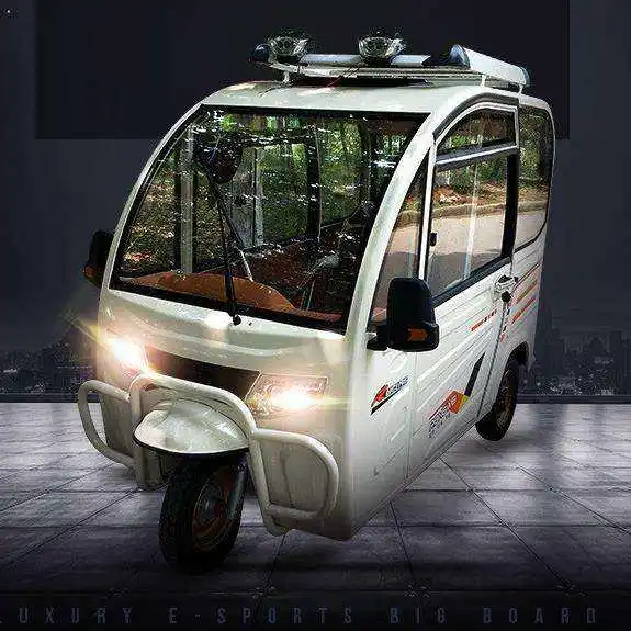 SXLL New Energy High/low Speed Solar Three Wheel Electric Tricycle Passenger