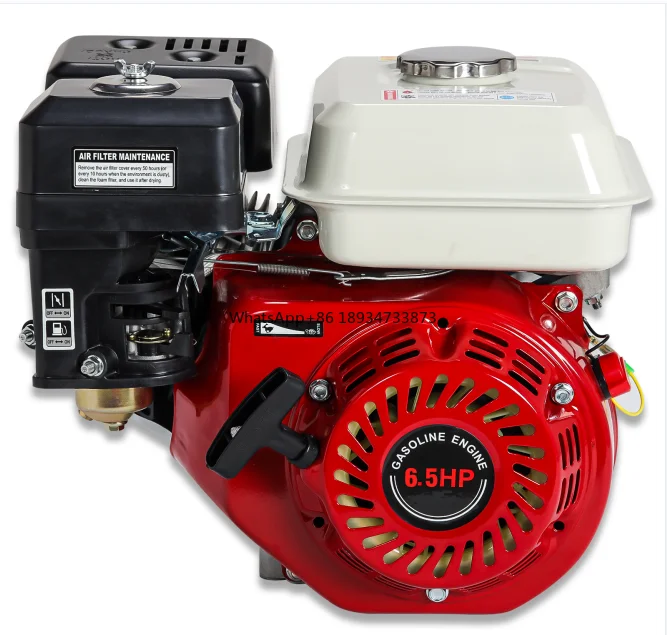 Top Quality 4-stroke 196cc 6.5hp  Key Shaft  Gasoline 168F  Engine for Water Pump Generator Portable Machine