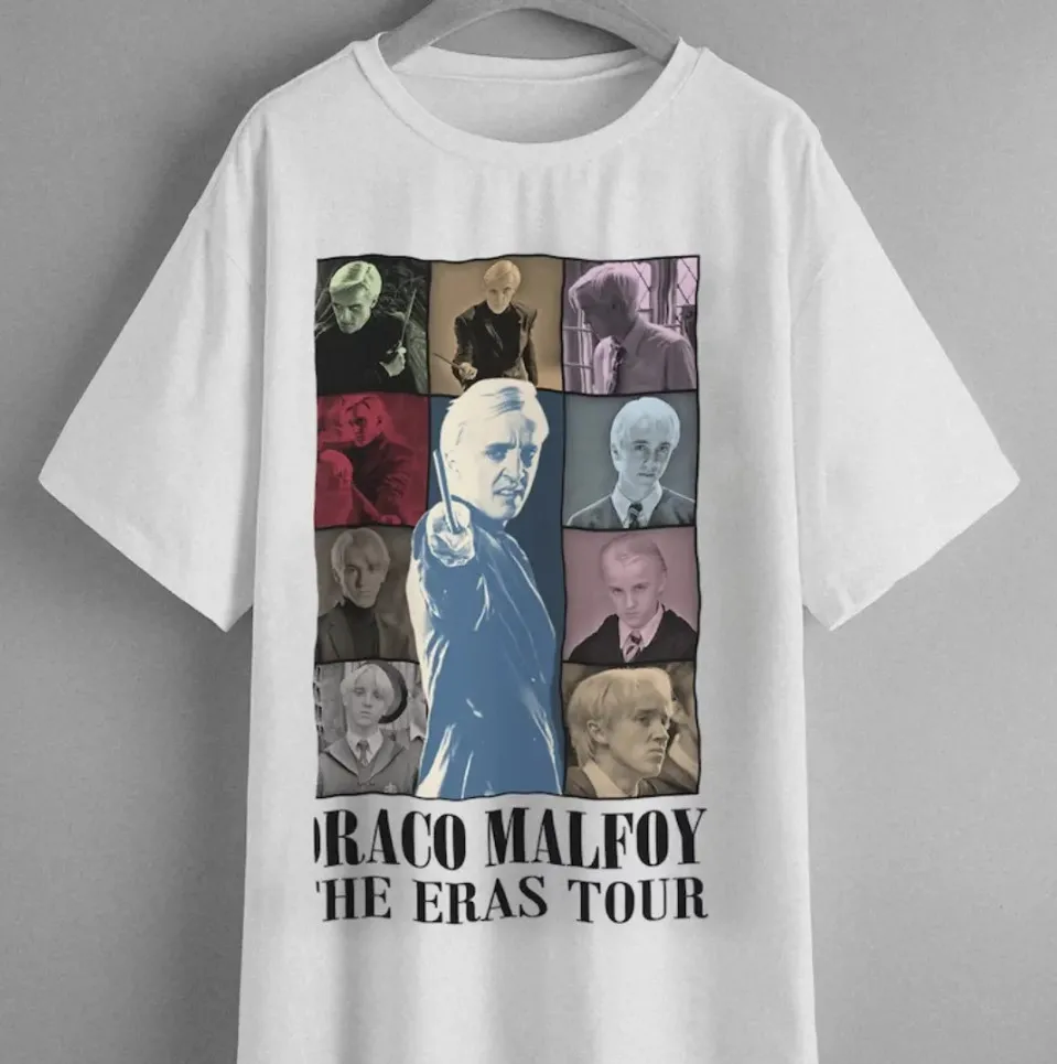 Футболка Draco Malfoy The Eras, рубашка унисекс, подарок для женщин и мужчин, унисекс