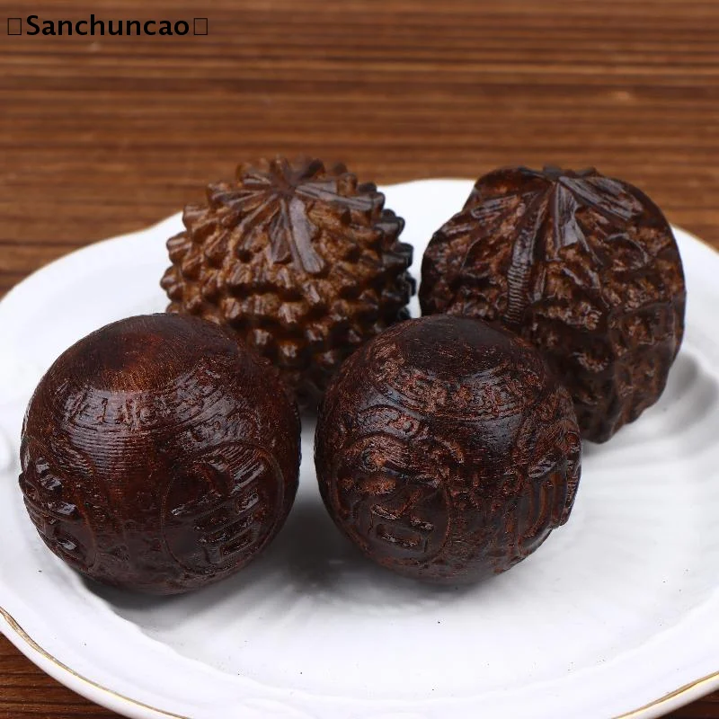 

Массажный шарик из орехового дерева San, ручной, для упражнений и здоровья, 1 пара