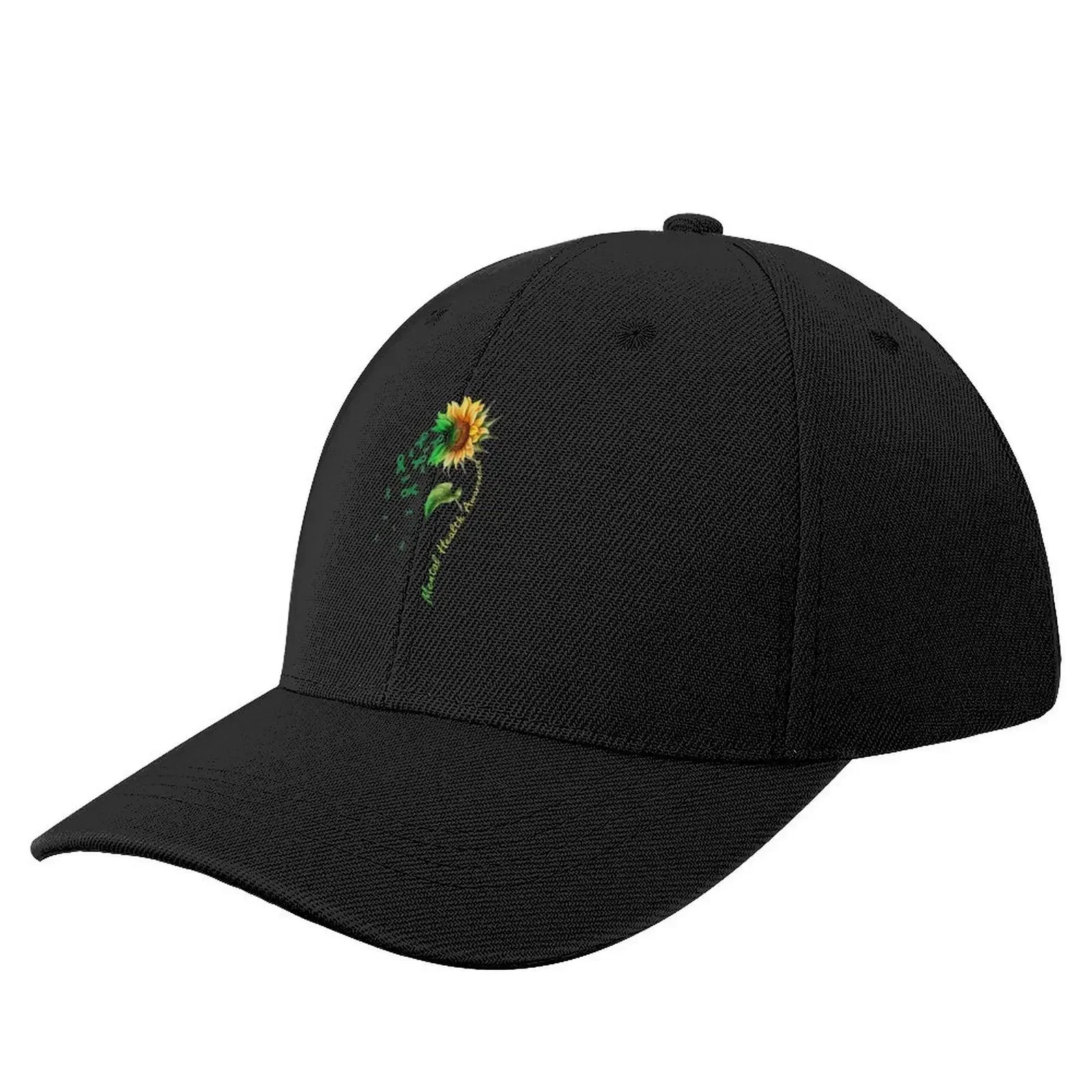 

Mental Health Awareness Sunflower Shirt Baseball Cap Dropshipping Snapback Cap Uv Protection Solar Hat Women's Beach Visor Men's