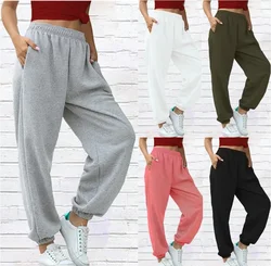 Loose Joggers Wide Leg SweatPants Women Trousers Plus Size Soft High Waist Pants Streetwear   Casual Yoga Pants