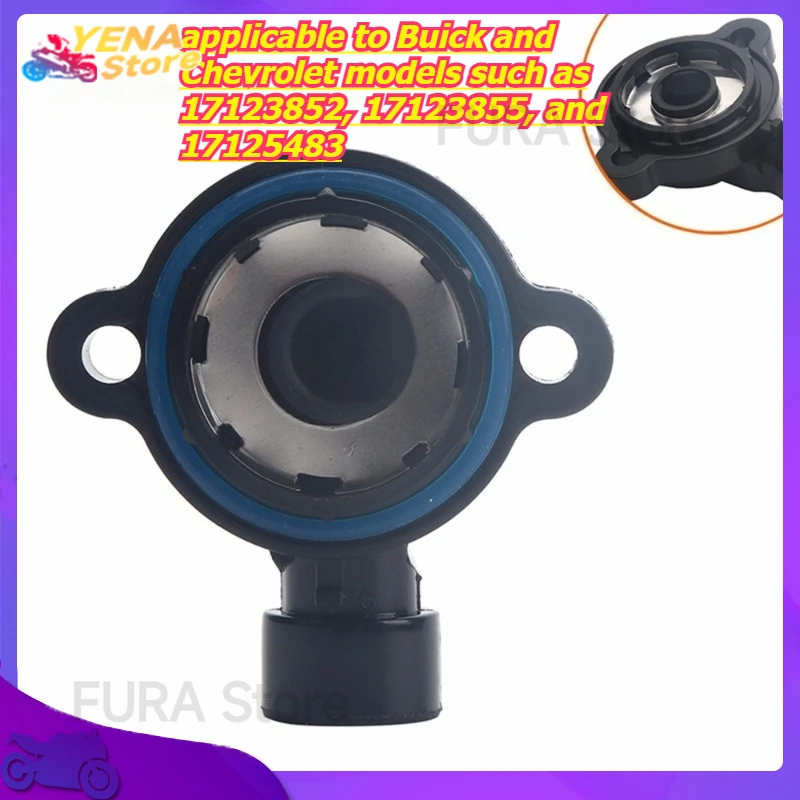 

The automotive throttle position sensor is applicable to Buick and Chevrolet models such as 17123852, 17123855, and 17125483