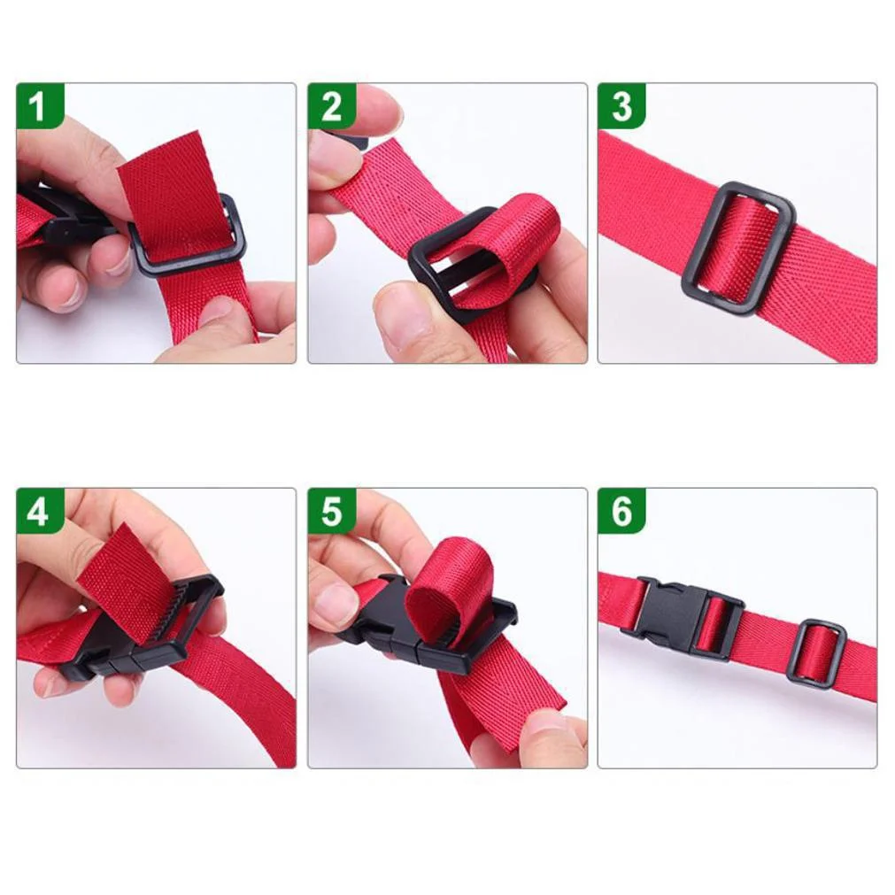 สายรัดไนลอนถักแบบปรับได้ 1 เมตร 3 เมตร สำหรับงานหนัก ใช้รัดกระเป๋า อุปกรณ์กลางแจ้ง สายรัดที่แข็งแรง ทนทาน ปลอดภัย สำหรับงานบ้านและอุปกรณ์ฮาร์ดแวร์