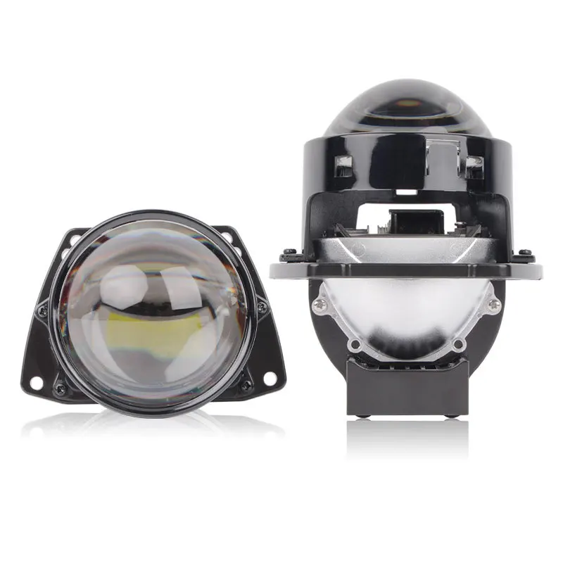 

3-Inch Dual Lens Bi-LED Headlight Super Bright Laser Beam No Damage Penetration Car Accessories Retrofit Front Bulb