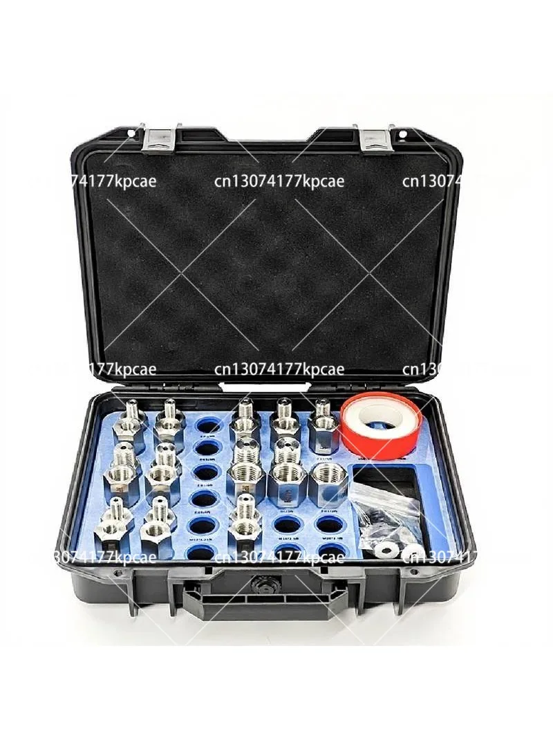Brand-New Stainless Steel Pressure Gauge Conversion With Threaded Adapter 25 Piece Kit