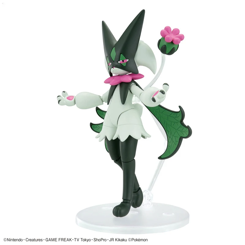 Bandai oryginalna oryginalna figurka Pokemon zestaw modeli do składania Pokemon Evolution Meowscarada kolekcja Model postaci zabawki dla dzieci prezenty