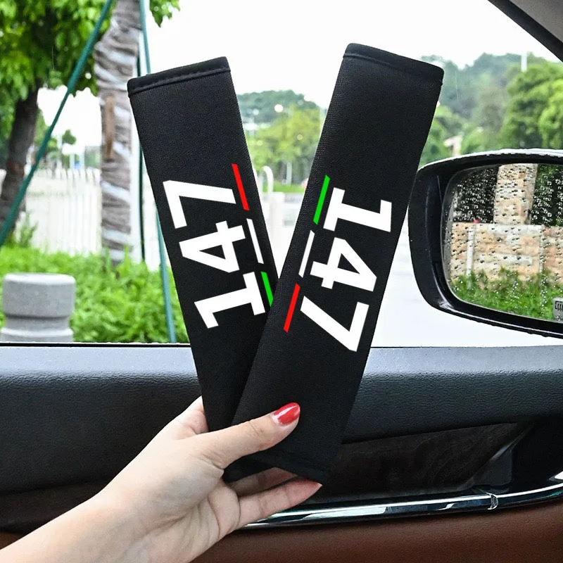

Car Styling Seat Belt Cover Seatbelt Shoulder Strap Protector Pads For Alfa Romeo 147 Auto Accessories