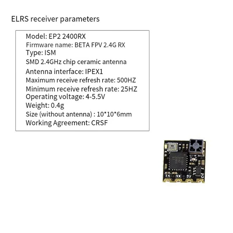 ELRS-長距離レーシングドローン,クワッドコプター,ミニ表現,rc fpv,rx 2400rx ep2,2.4g