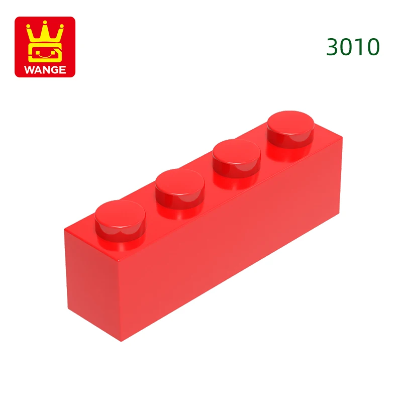 Wange 67 stks/partij 3010 1x4 Basic Bouwstenen Moc Onderdelen Compatibel met Bricks DIY Kinderen Speelgoed Montage gift Opbergdoos