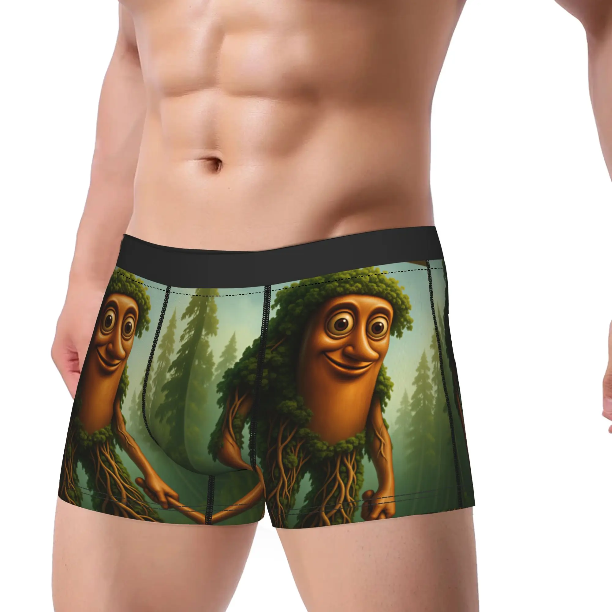Tung Tung Sahur Forest Giant Tree Monster Underwear  Men Panties Custom Comfortable Boxer Shorts Quality Shorts Briefs Big Size