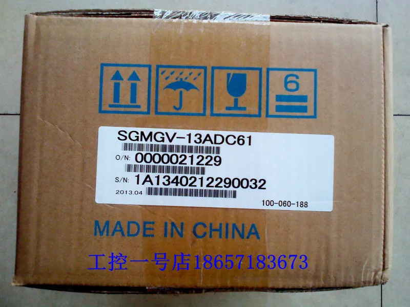 Original Japan Yaskawa Sigawa 5 Series 1.3KW Servo Motor SGMGV-13ADC61 Brand New Genuine One-year Warranty