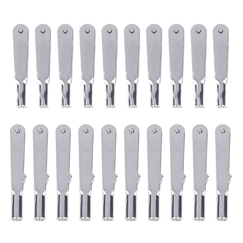 

10Pcs Alloy Servo Linkage Clip Metal Iron Clevis Chuck Pull Rod Connectors Clamp for Remote Controls Plane Hobbyists