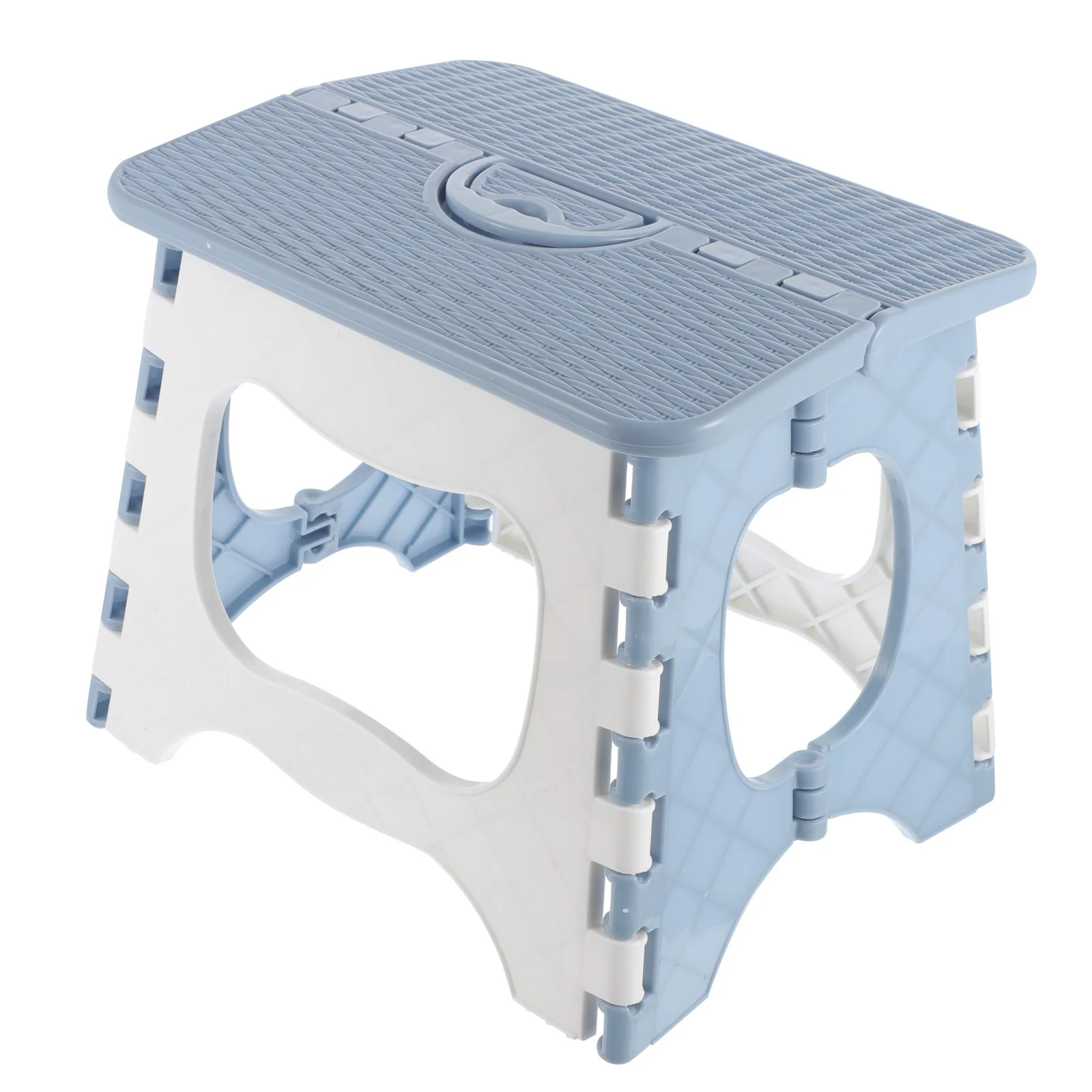 

Portable Folding Stool Strong Load Bearing Adults Use Ergonomic Handle Indoor Outdoor Kitchen Bathroom Garden