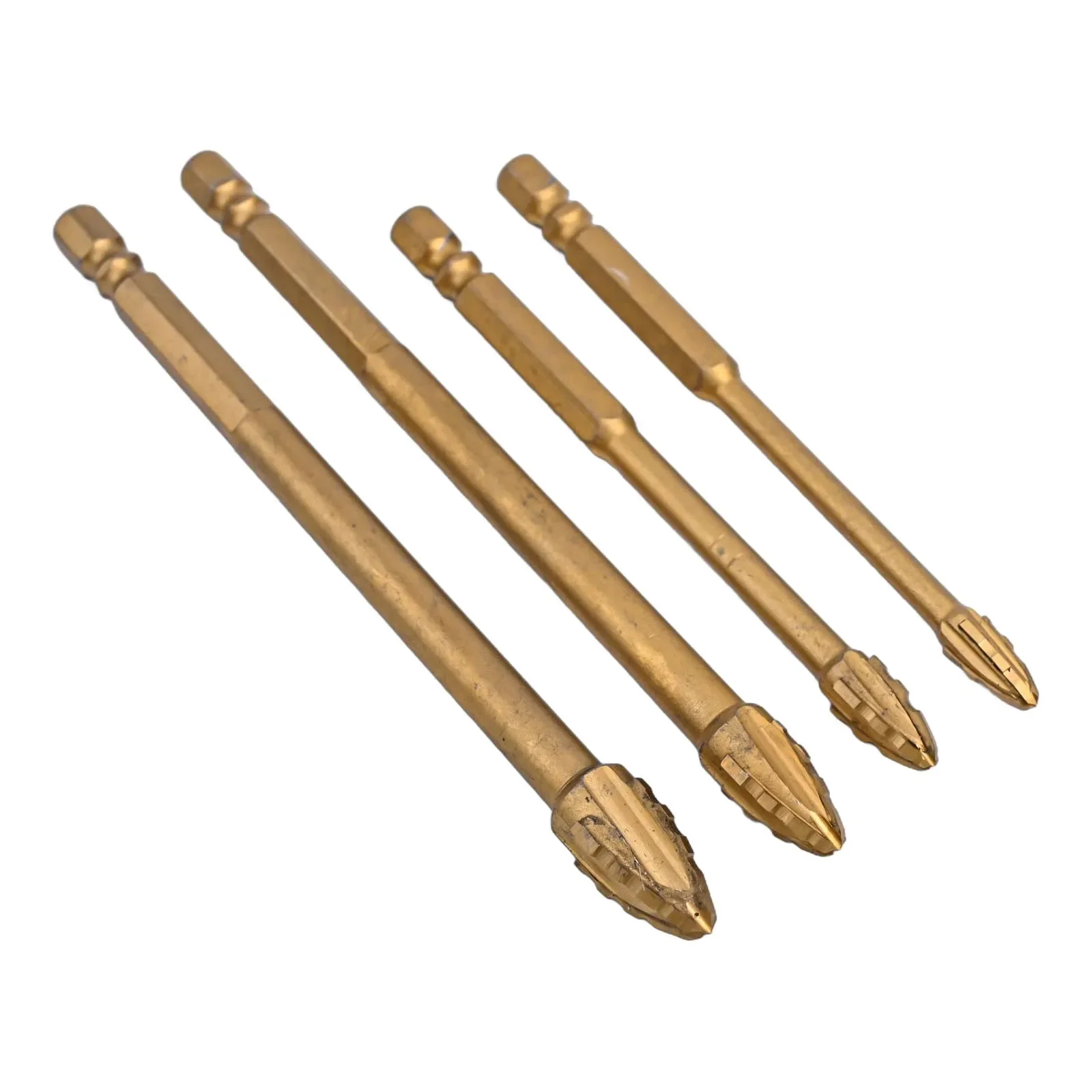 Drill Bit Set 6/8/10/12mm Hex Shank Hole Opener Drill Bit For Tile, Glass, Marble With Hex Shank Drilling Power Tools