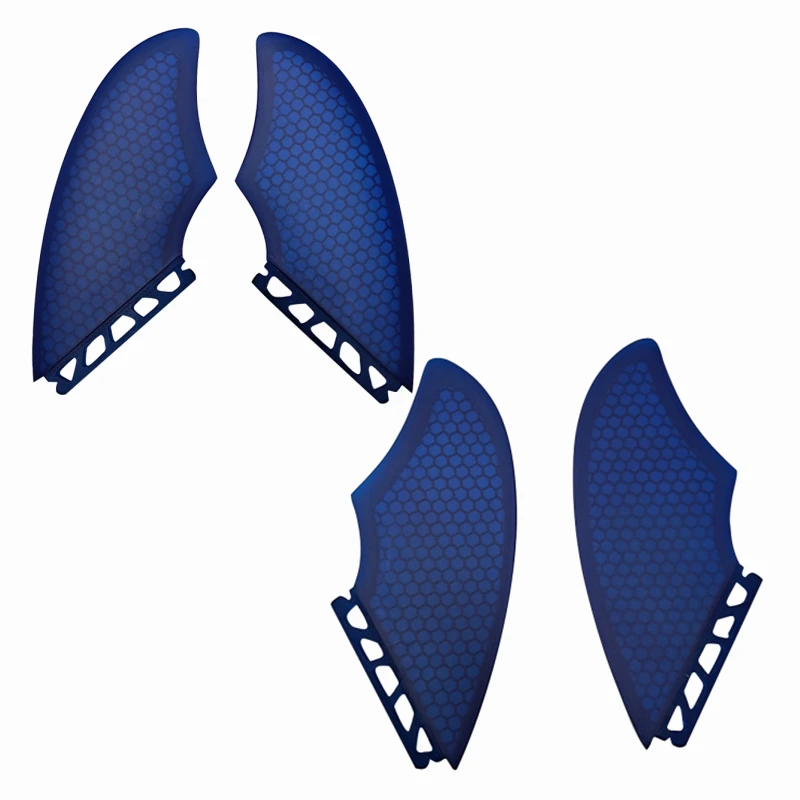 

UPSURF FUTURE Keel Fins Surf Twin Fins Set Honeycomb Fiberglass Surfboard Fin Single Tabs Twin Keels For Shortboard,Fishboard