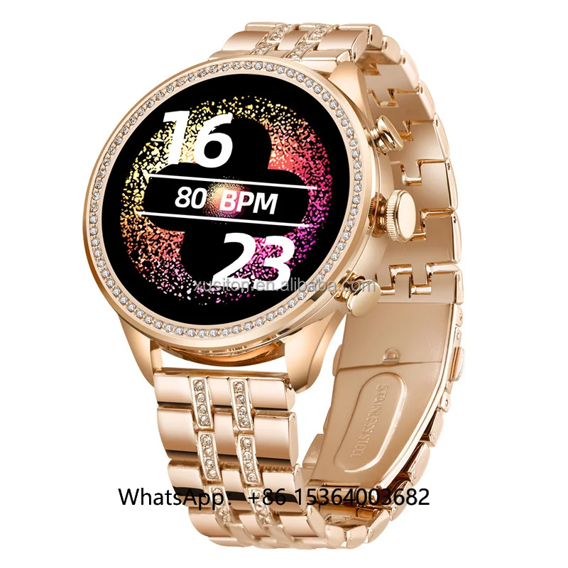 

TJXL-2024 High Quality Fashion Smart Watch GEN 9 1.28" HD Screen 2 Strap BT Call Music Heart Rate Ladies Watch for Women's Watch