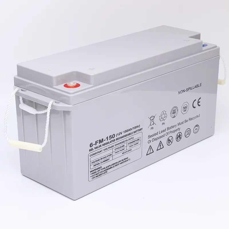 

Sunrich Deep Cycle Solar Storage Battery 12V - 100Ah to 300Ah GEL Type 200Ah Lead Acid Batteries for Renewable Energy Systems
