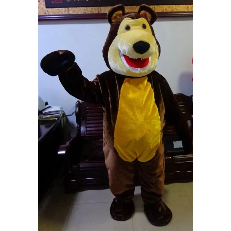 تأثيري تظهر الفتيات التميمة الدب أورسا أشيب زي حفل الإعلان فستان بتصميم حالم حفلة الحيوان كرنفال الأداء لعبة ساخنة C