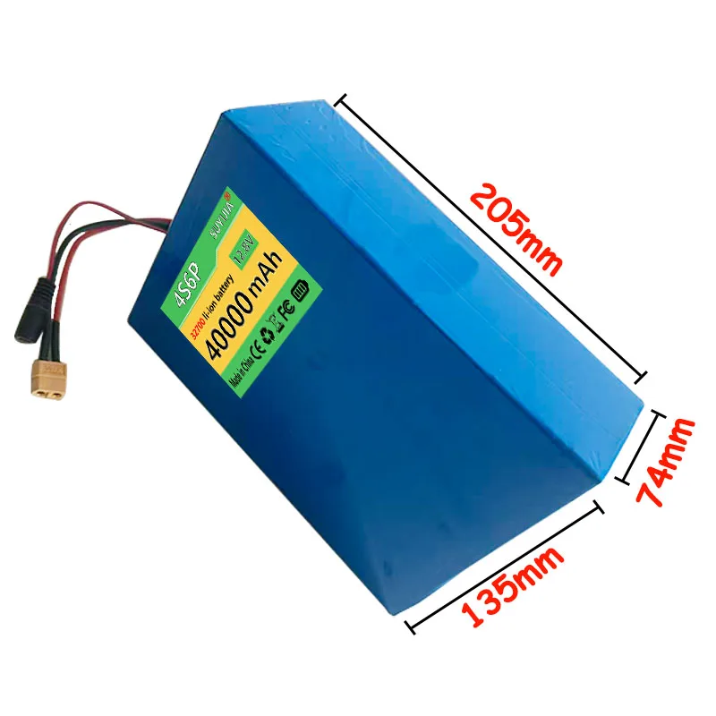 Batterie LifePo4 4S6P 32700 12.8V 40000mAh Avec 40A Intégrée Pour Alimentation Sans Interruption 12V