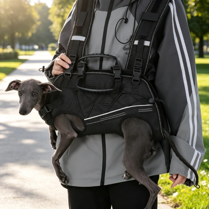 Dog Carrier Backpack Double Shoulder Horizontal Carry Bag for Small Medium Large Dogs Cycling Hiking Travel Outdoor Use 반려동물 백팩