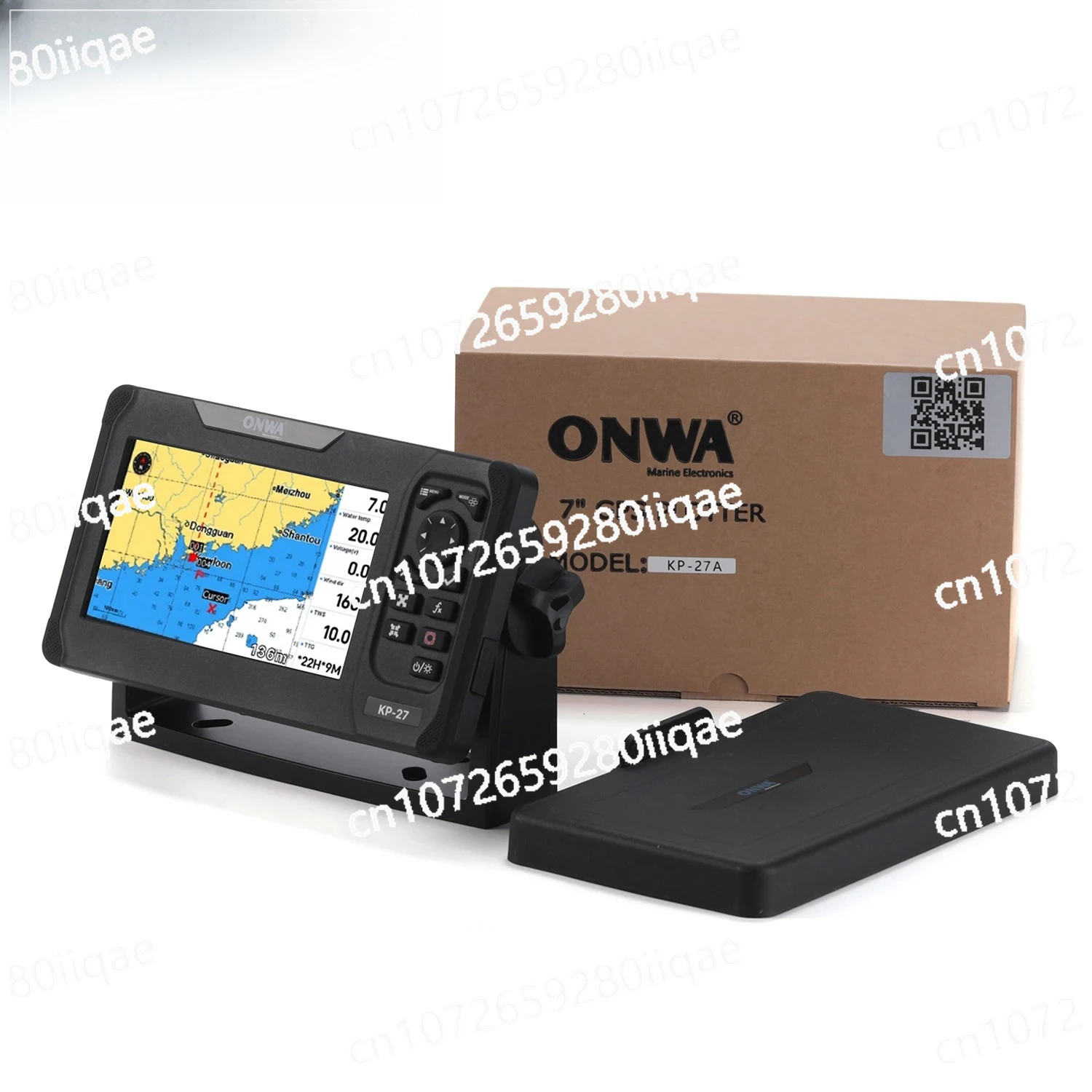

ONWA KP-27A 7-дюймовый цветной GPS-картплоттер с GPS-антенной и встроенным транспондером класса B+ AIS, комбинированный морской GPS-навигатор