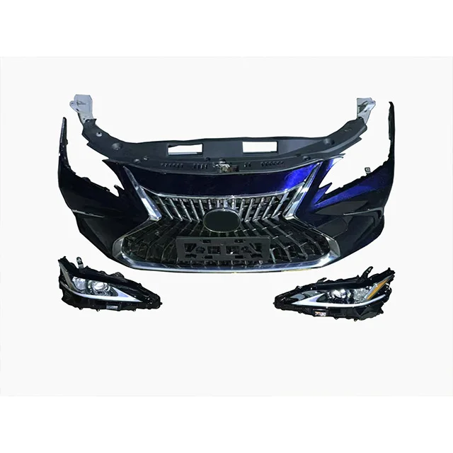 

For ES200 Complete Front Bumper with Grille Radiator Fan Absorber and Parking Sensor