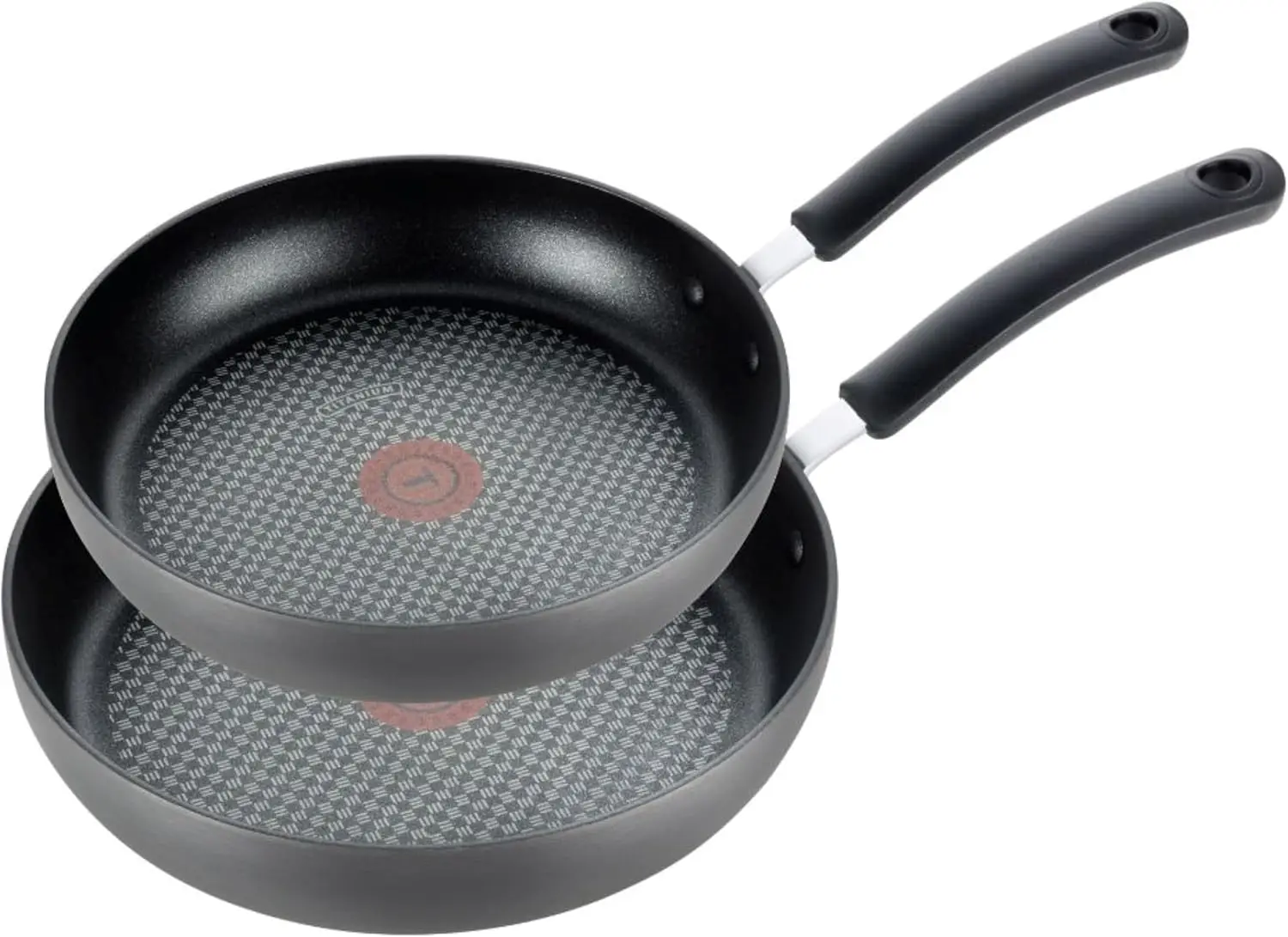 

Ultimate Hard Anodized Nonstick Fry Pan Set 2-Piece, 10 & 12 Inch, Oven Safe 400F, Dishwasher Safe