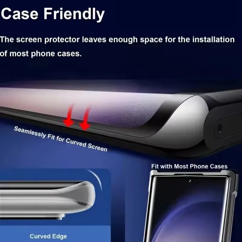 3Pcs 풀 커버 하이드로 겔 필름 삼성 S25 S24 S23 울트라 플러스 FE 갤럭시 A56 A55 A35 A36 A16 A15 화면 보호기