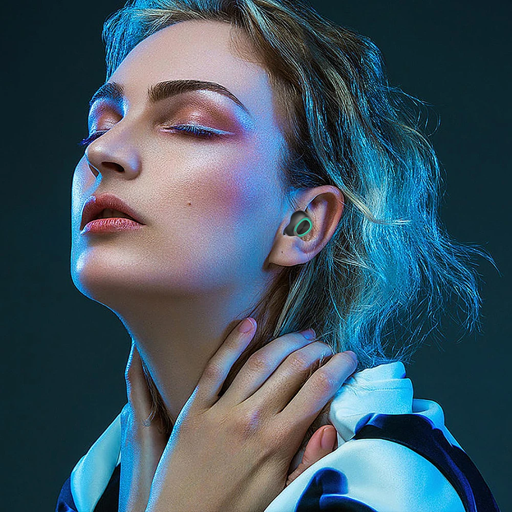 Mini auricular inalámbrico Invisible, auriculares deportivos individuales con Bluetooth, manos libres para todos los auriculares de teléfono