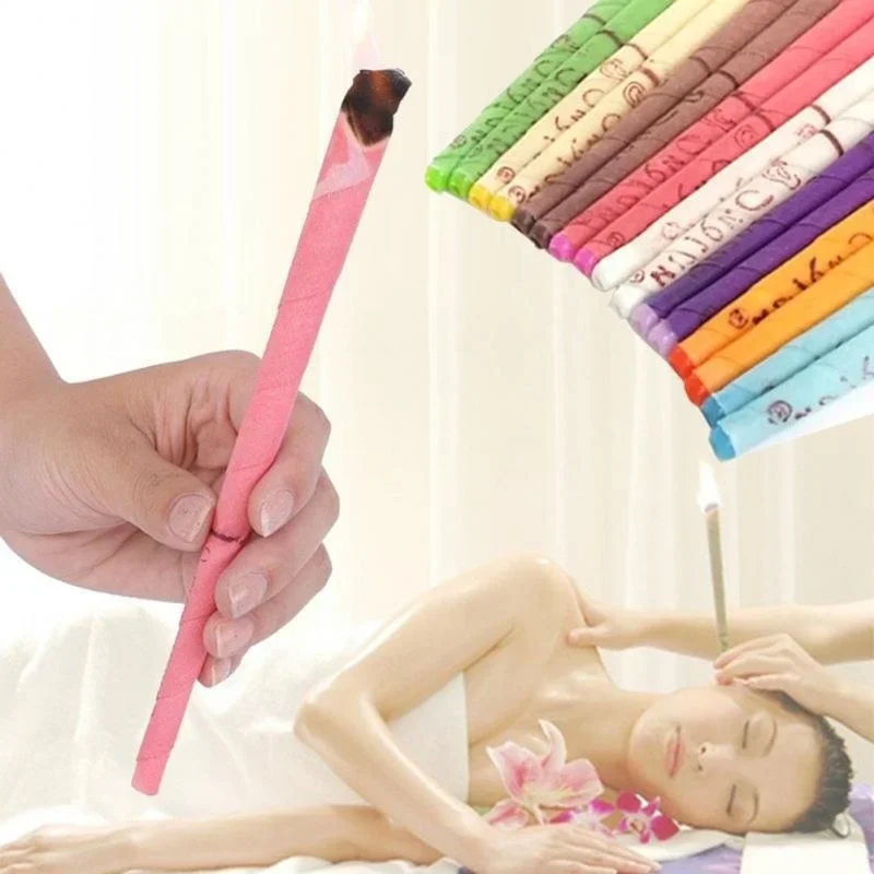 Aromatic Ear Candle Stick, Aromatherapy Ear Therapy, with A Straight Horn Mouth Shape. Ear Care Stick, Beauty Salon Ear Picking view 3