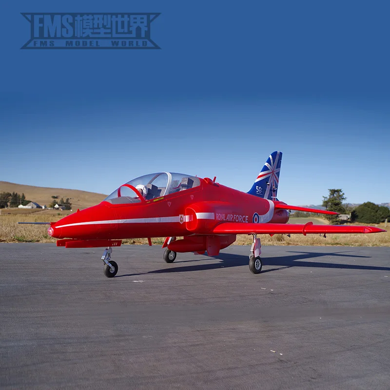 Fms 80mm Culvert Red Arrow Eagle Flying Team Large Single Engine Fixed Wing Assembly Model Outdoor Aircraft Remote Control Toy