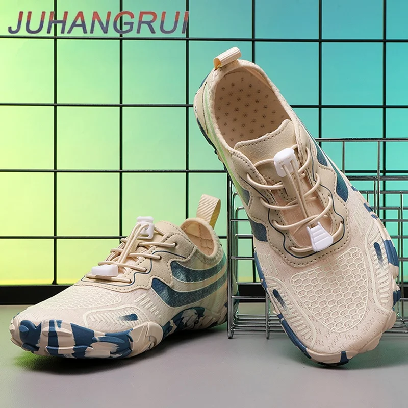 New Men Women Barefoot Aqua Shoes Swimming Wading Water Sneakers Quick Drying Anti-Slip Lightweight Unisex Runner Walking Shoes