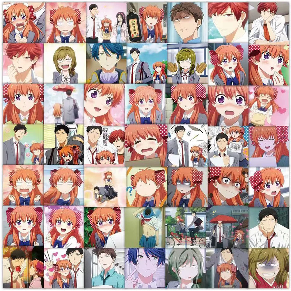 10/30/60pcs Monthly Girls Nozaki Kun Anime Stickers Umetarou Nozaki Chiyo Sakura Sticker Skateboard Laptop Phone Cartoon Decals