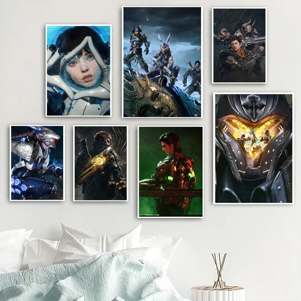 Game The First Descendant Poster Home Room Decor Livingroom Bedroom Aesthetic Art Wall Painting Stickers