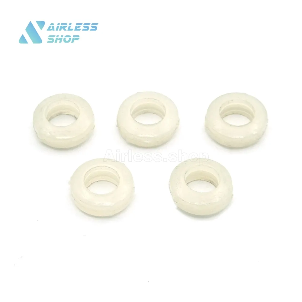 Universal Reversible Nozzle Gasket and Saddle 5 Pack, Airless Nozzle Protection Seal, Nozzle Seat Cushion for Airless Spray Guns