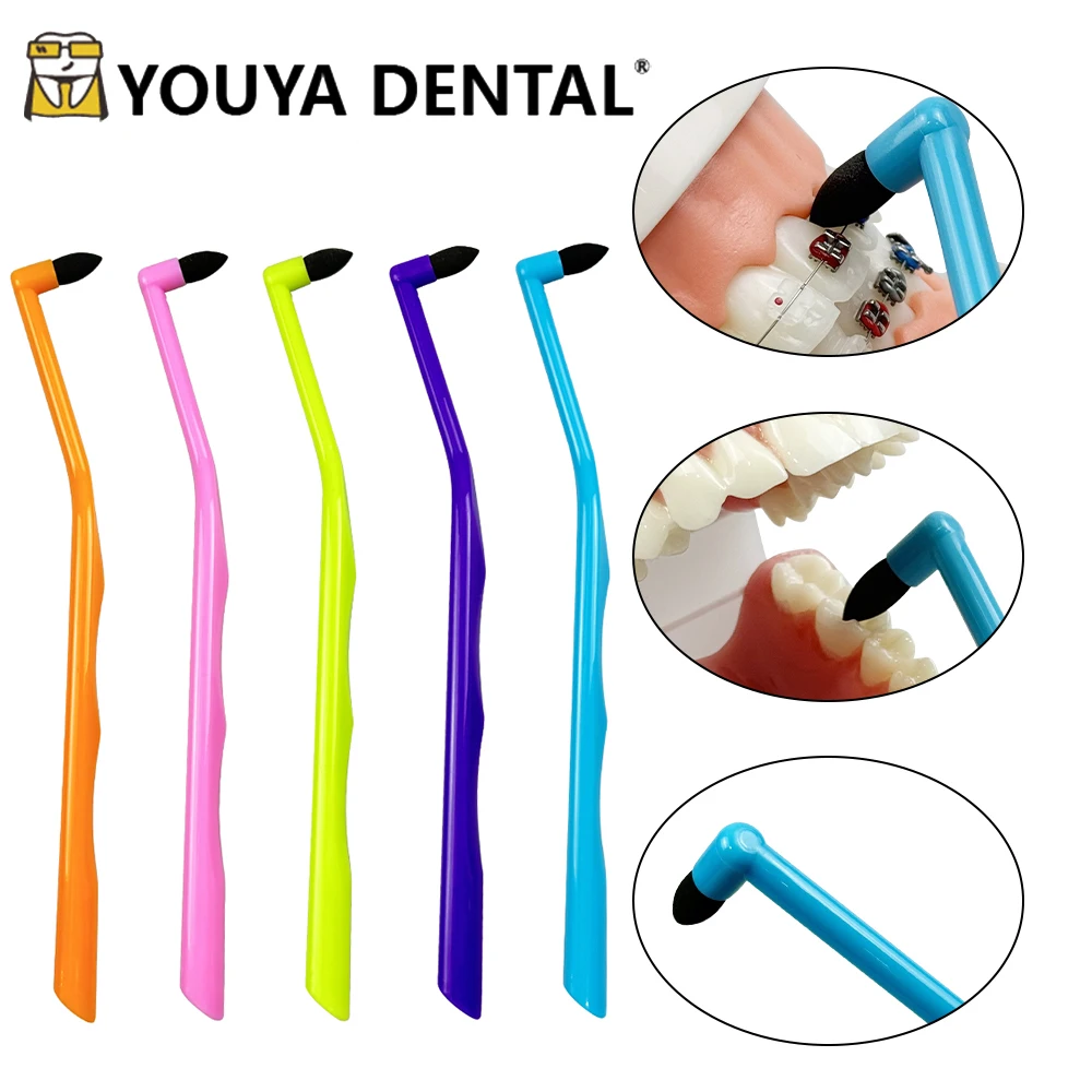Small Head Single-Beam Soft Portable Teeth Polishing Clean Pick Tooth Stain Eraser Tartar Remover Whitening Dental Hygiene Tool