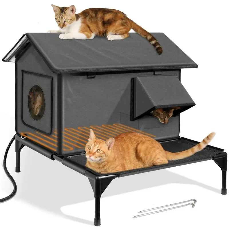 

Cat nest outdoor heating insulation nest foldable cage cat delivery room pet fence tent
