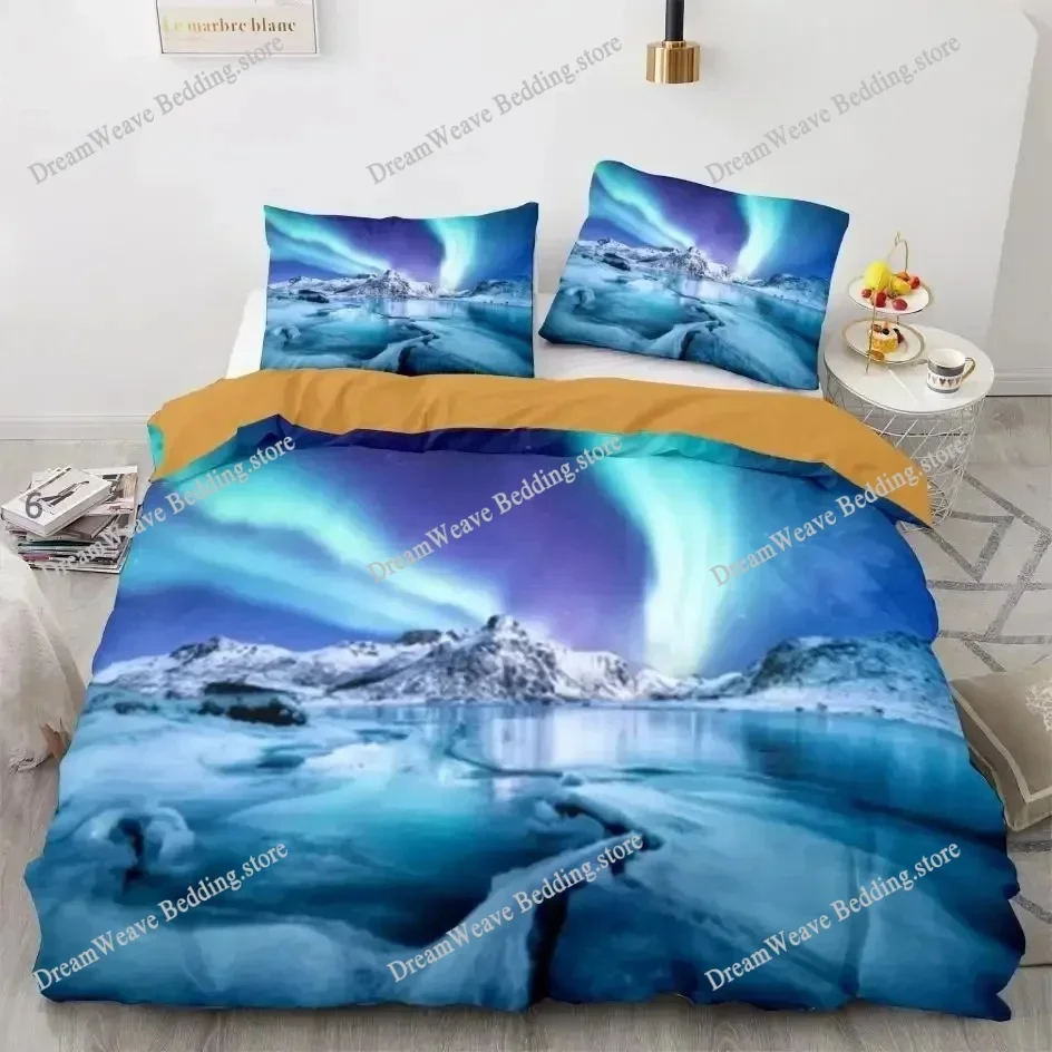 Starry Sky Duvet Cover Twin Size Universe Decor Twin Bedding Set Microfiber Outer Space Theme Milky Way Galaxy Comforter Cover96