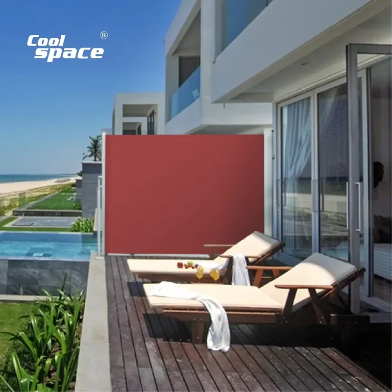 Manufacturer of Water Proof Wind Screen and Privacy Screen Side Blind Awning