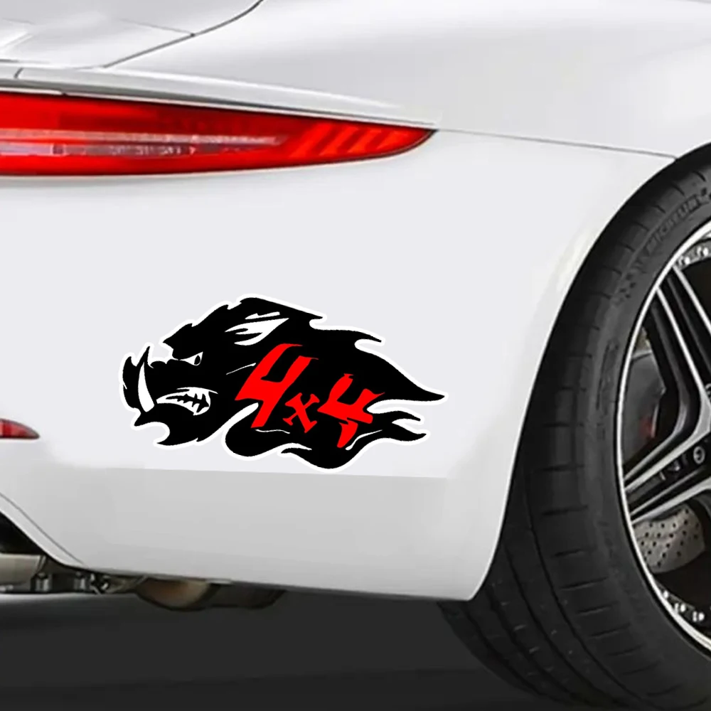 Наклейка на авто Кабан 4х4 Bora offroad Waterproof Car Sticker Decal for Bumper, Window, Laptop, Truck