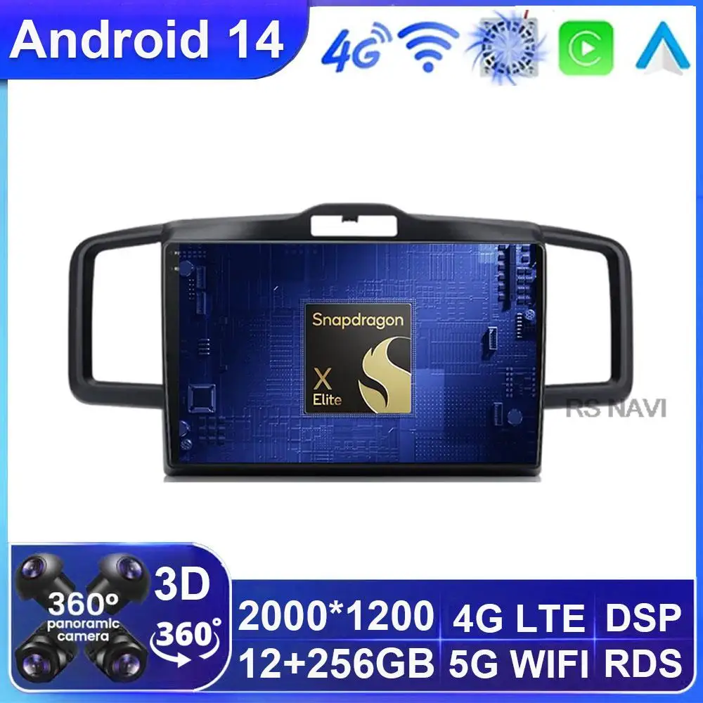 

4G Android 14 Car Radio For Honda Freed 1 Spike 2008 - 2016 Multimedia Video Player Carplay Navigation Audio Head Unit NO 2din