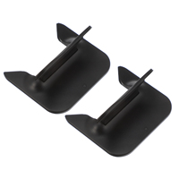 2 Pcs Laptop Stand Portable Travel Computer Foldable Tray Risers for Desk Office Elevator