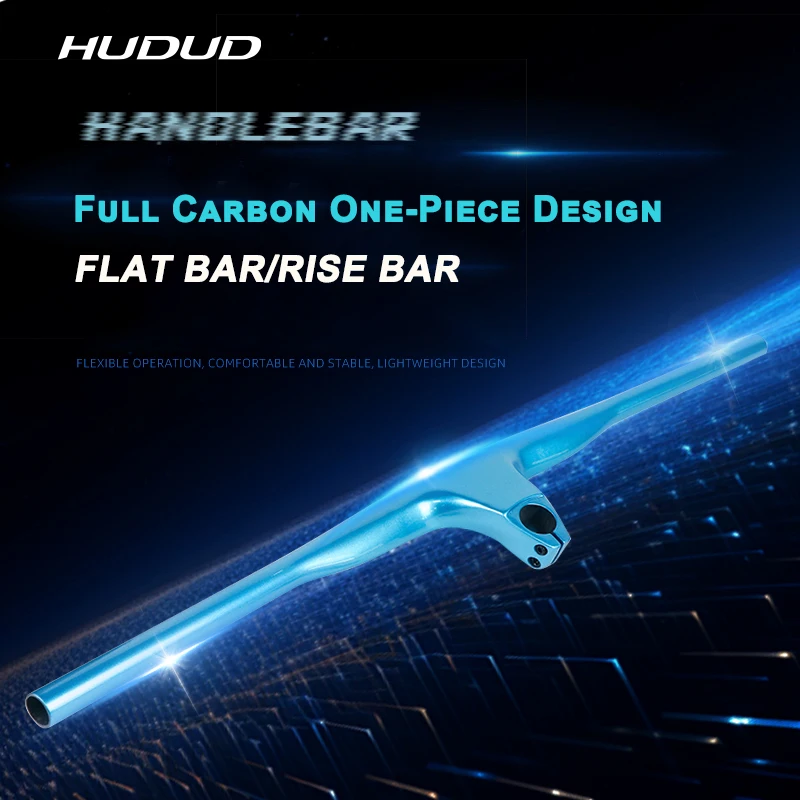 

Hudud Z01 Carbon Flat Bar | T800| Handlebar Width 720 to 780mm | 240G | Mountain Bike | Stem Length 50 to 90mm | Stem Height 40