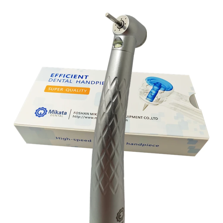 Four spray Stainless body Dent al handpiece M-E turbine high speed LED 2/4 Holes handpiece Sirona Midwest Phoenix Series Texture