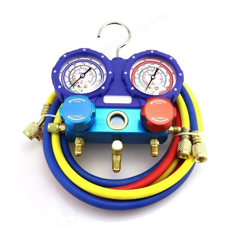 Air Conditioner Fluoride Meter Group, Precision Anti-collision Refrigerant, Refrigerant Liquid Filling Double Meter WKP6002S