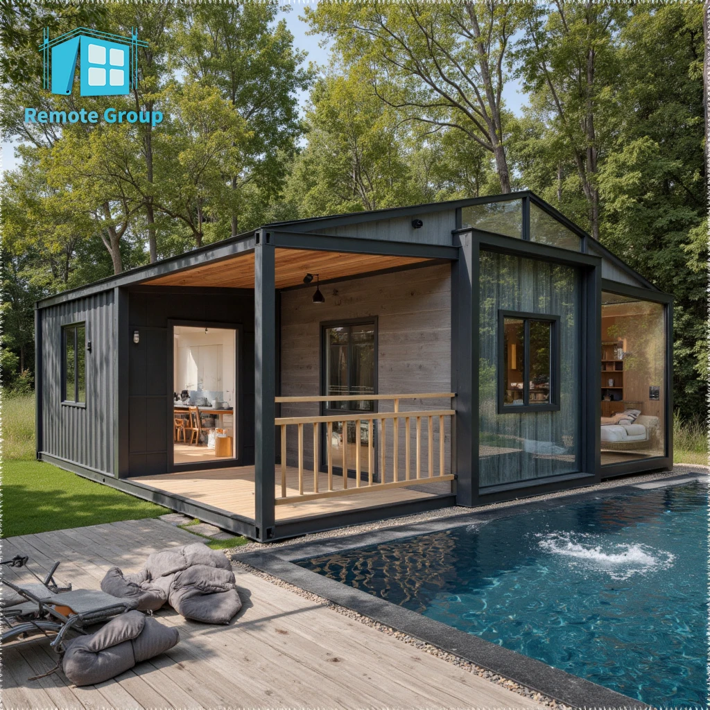 Remote High Performance Modern Design Light Steel Prefabricated Villa High-Performance Modular House Prefab House