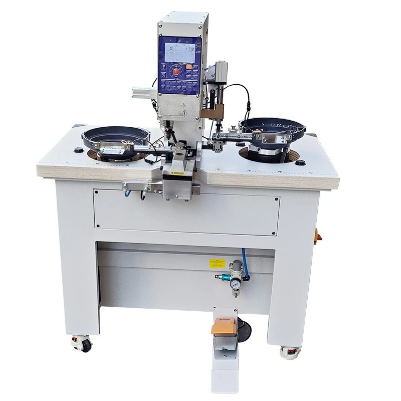 eye machine, automatic buckle feeding, integrated buckle machine, anti-thug corn machine, clothing buckle four-in-one buckle