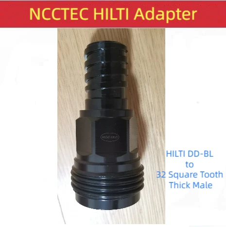 

Adapter Adaptor Connector HILTI DD-BL to 32 Square Tooth Thick Male Thread for Diamond Core Drill Bits Machines Converter