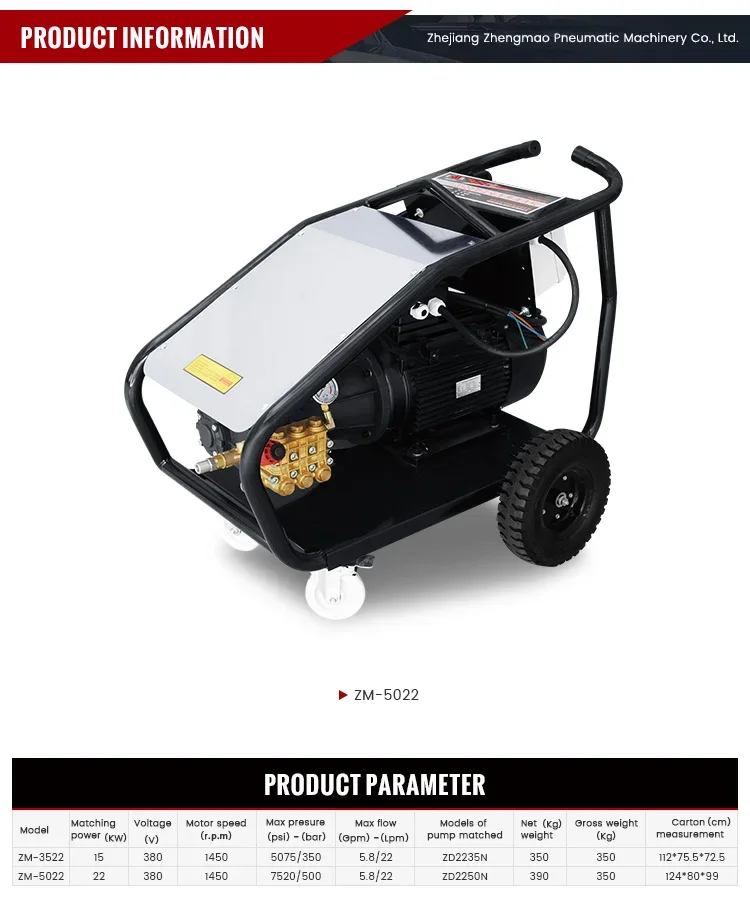 Industrial 7000 PSI Ultra High Pressure Washer Cleaner